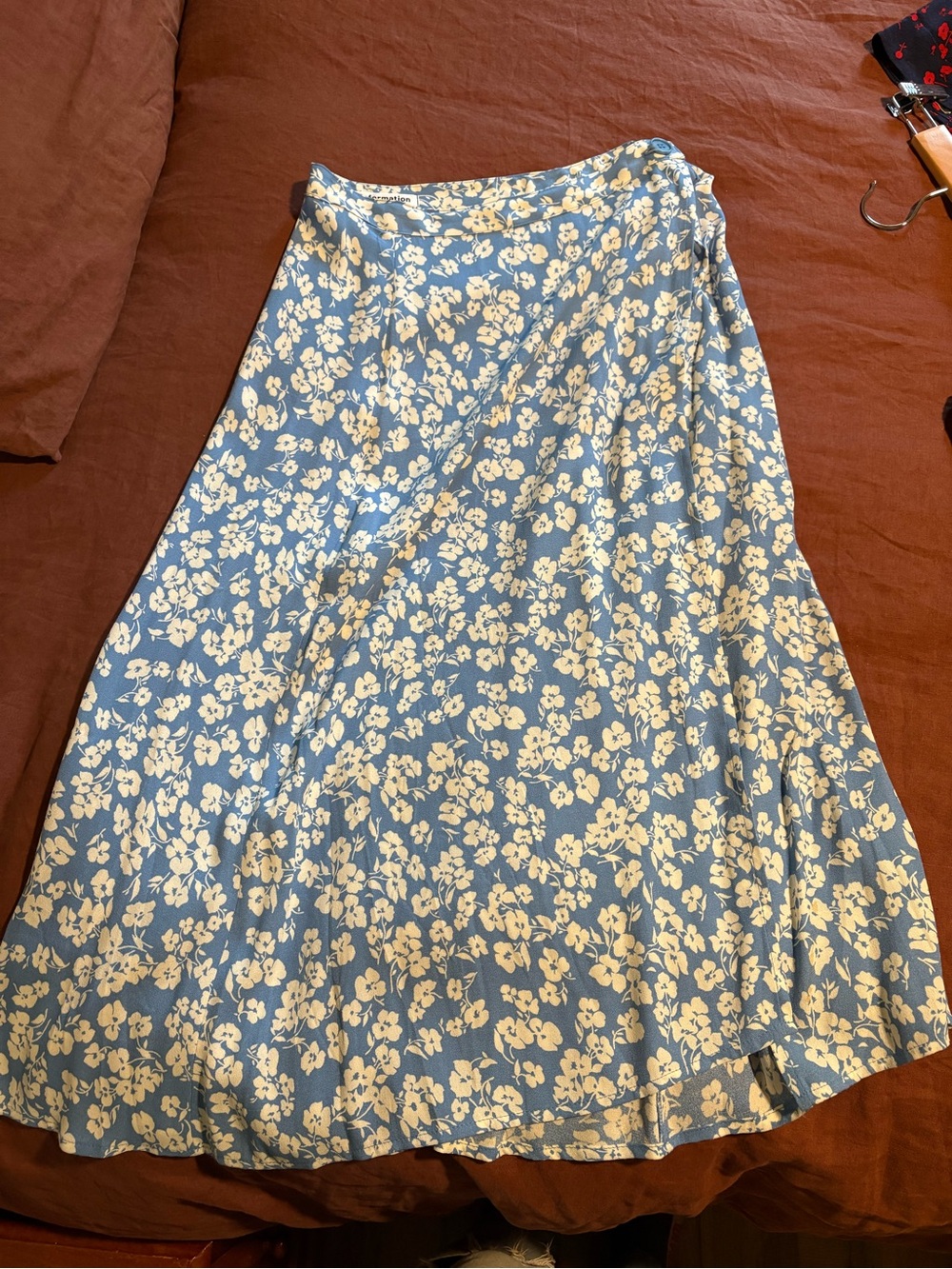 Reformation High Slit Wrap Skirt